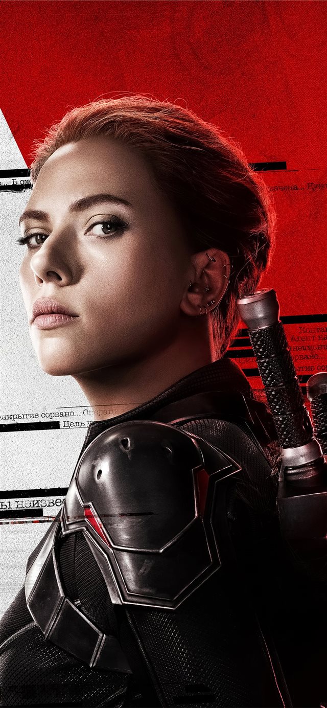 1125x2436 natasha romanoff black widow 4k 2020 - marvel iPhone X Wallpaper