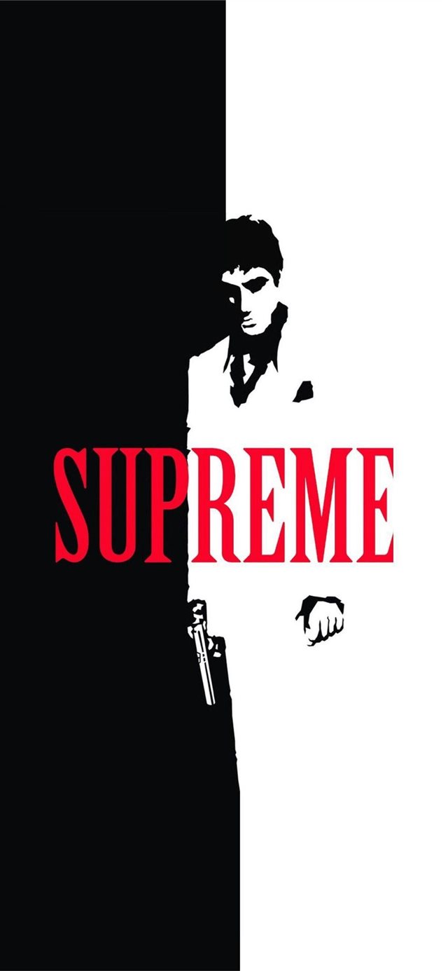 1125x2436 Supreme Cave - bape iPhone X Wallpaper