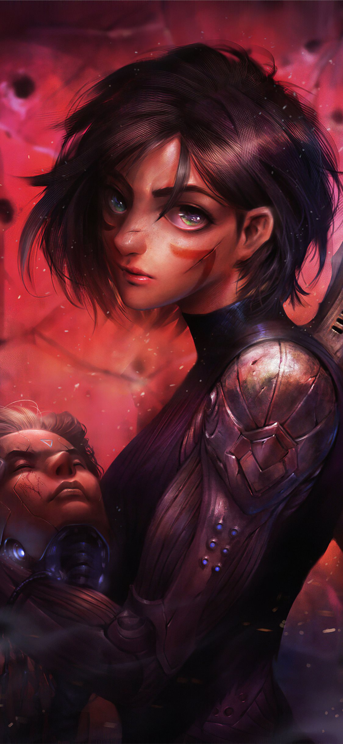 the alita battle angel sacrifices 4k iPhone X Wallpapers Free Download