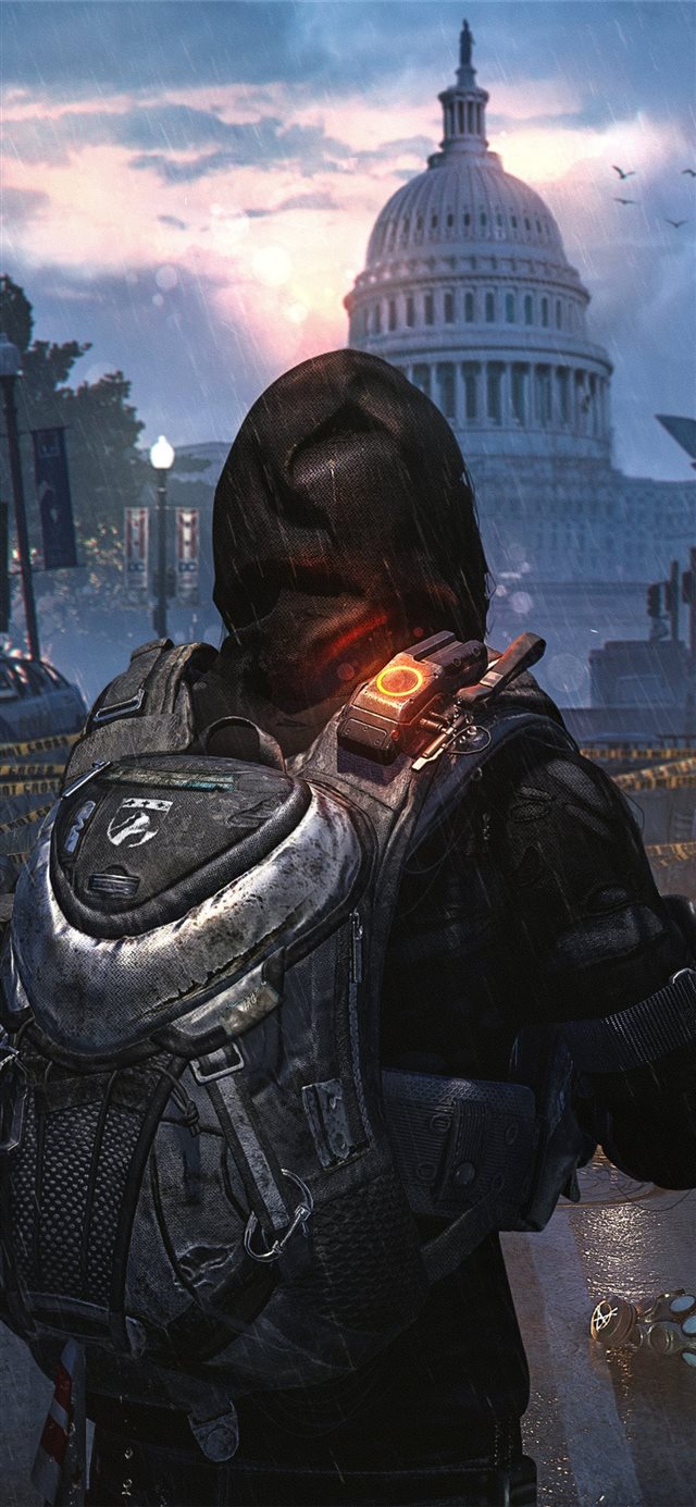 1125x2436 tom clancys the divison 2 2020 4k -  iPhone X Wallpaper
