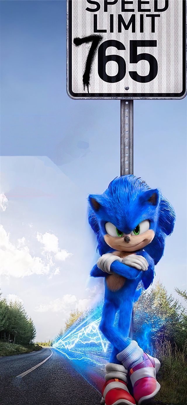 1125x2436 sonic the hedgehog2020 4k -  iPhone X Wallpaper