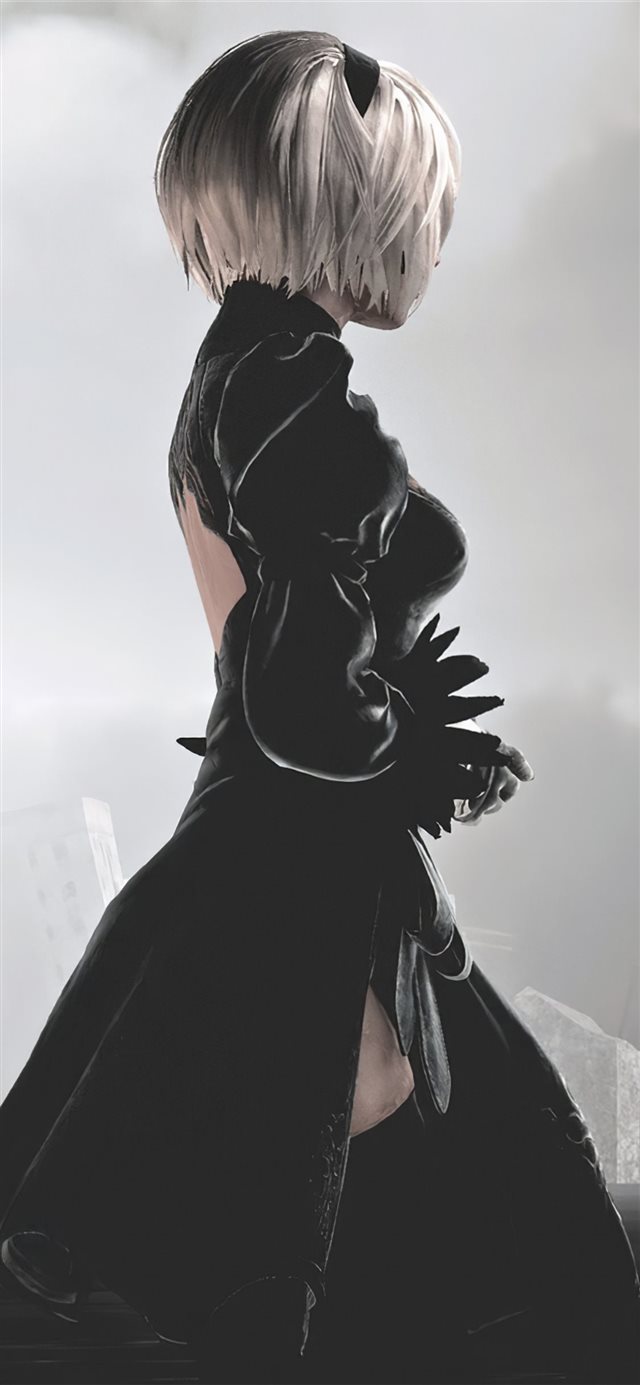 1125x2436 nier automata videogame 4k - nier automata iPhone X Wallpaper