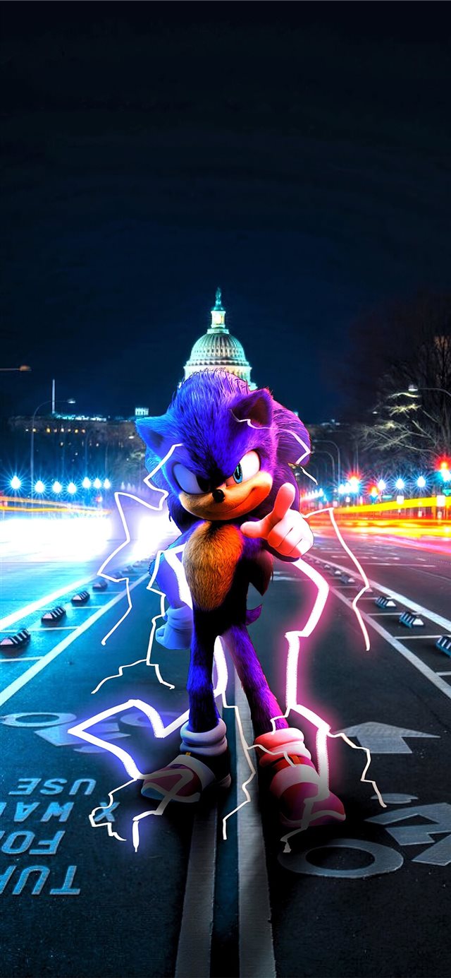1125x2436 2020 sonic the hedgehog4k - 2020 movies iPhone X Wallpaper