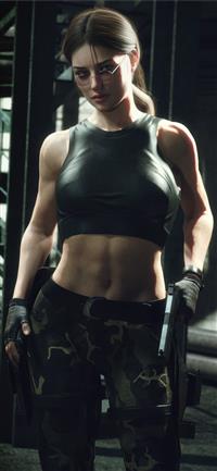 the angel of the darkness tomb raider 4k wallpaper