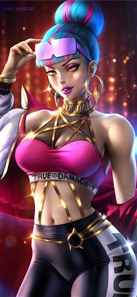 qiyanna league of legends art wallpaper