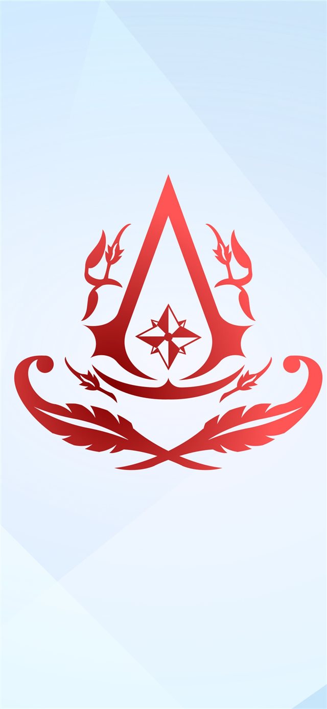 1125x2436 assassins creed 4k minimal logo 2020 - logo iPhone X Wallpaper