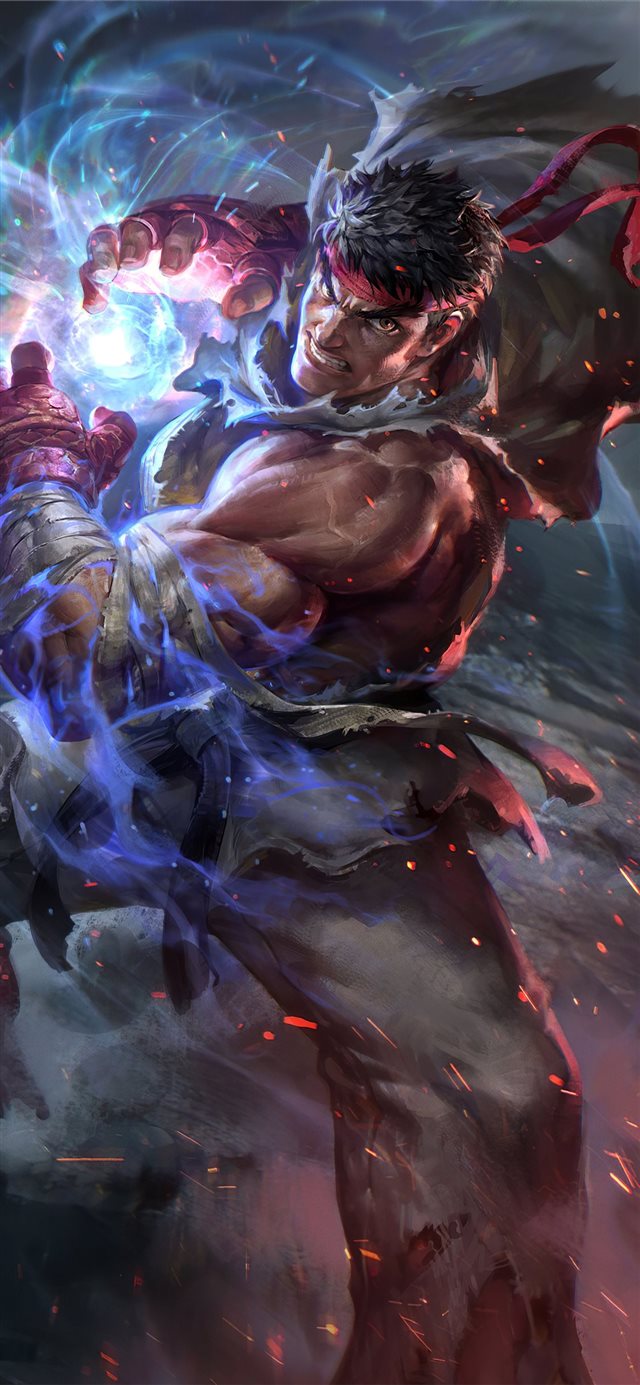 1125x2436 ryu street fighter v 2020 4k - street fighter v iPhone X Wallpaper