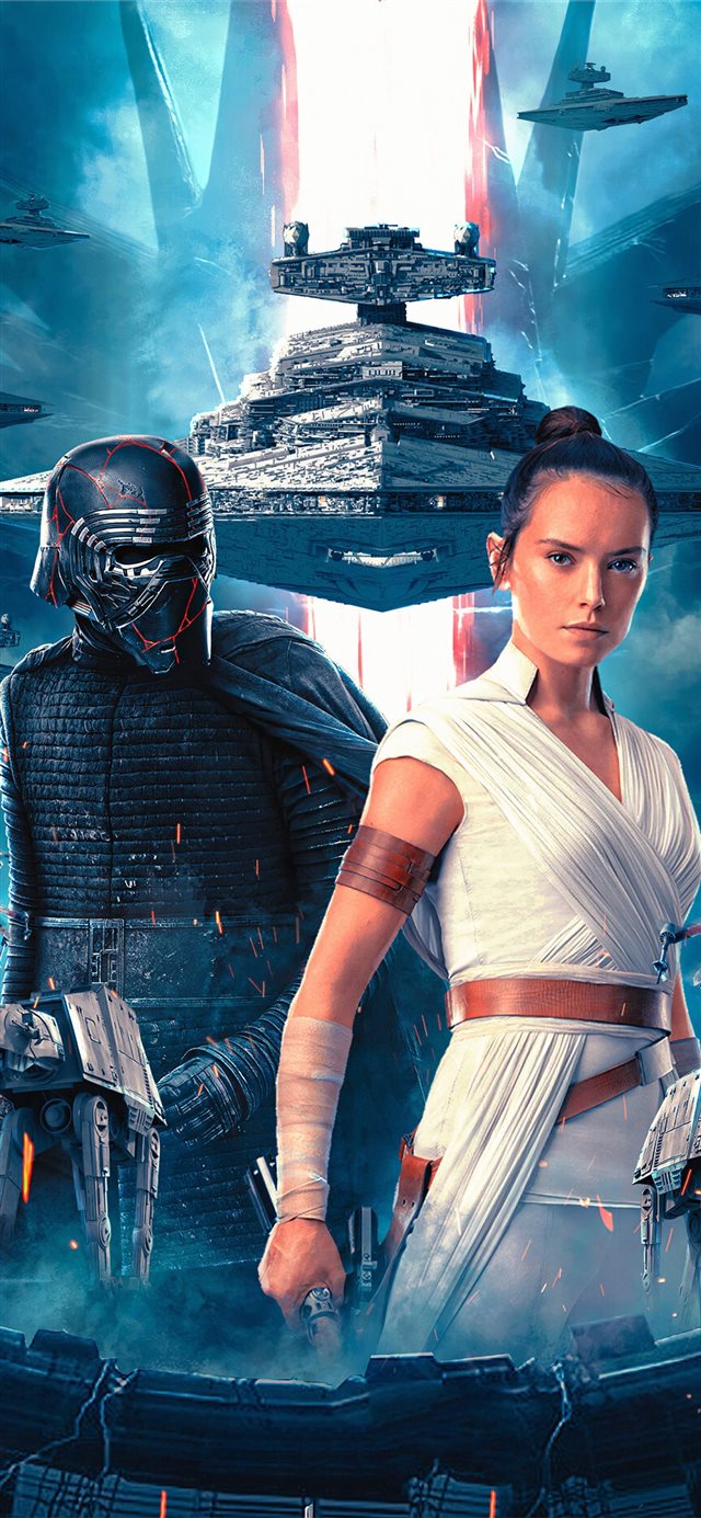 1125x2436 star wars the rise of skywalker poster4k -  iPhone X Wallpaper