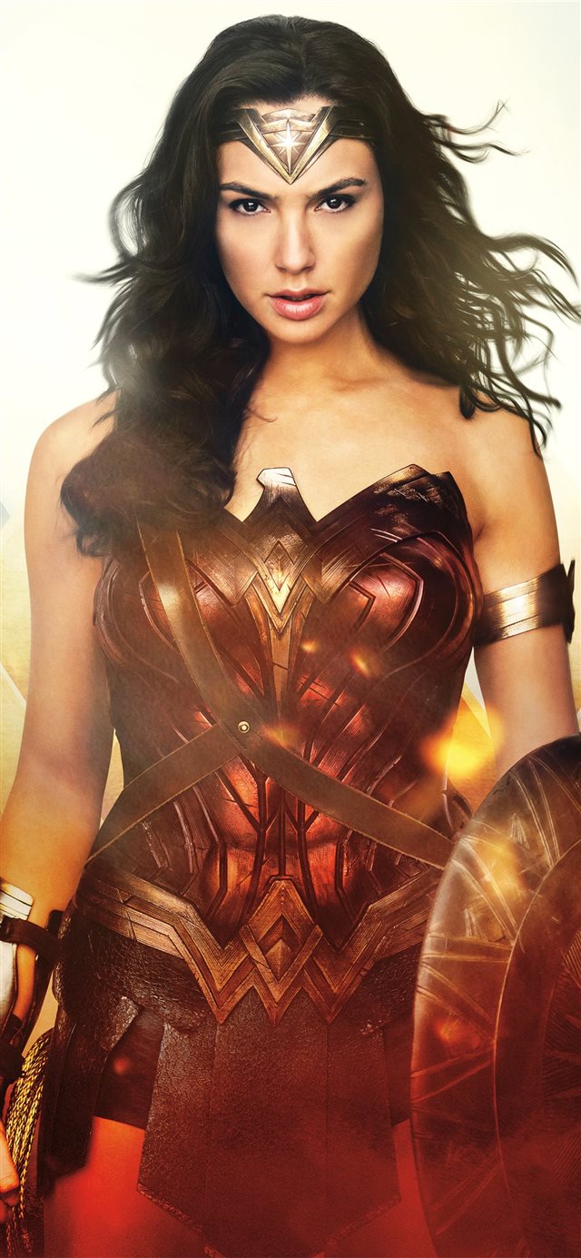 1125x2436 wonder woman night angel 12k - superheroes iPhone X Wallpaper