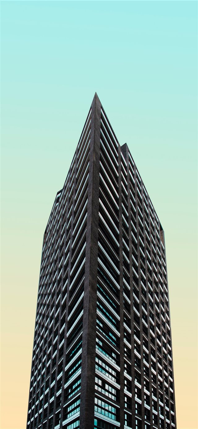 1125x2436 low angle view of building - united kingdom iPhone X Wallpaper