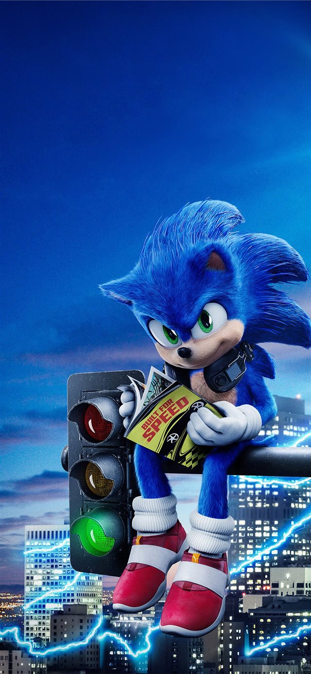 1125x2436 4k sonic the hedgehog 2020 -  iPhone X Wallpaper