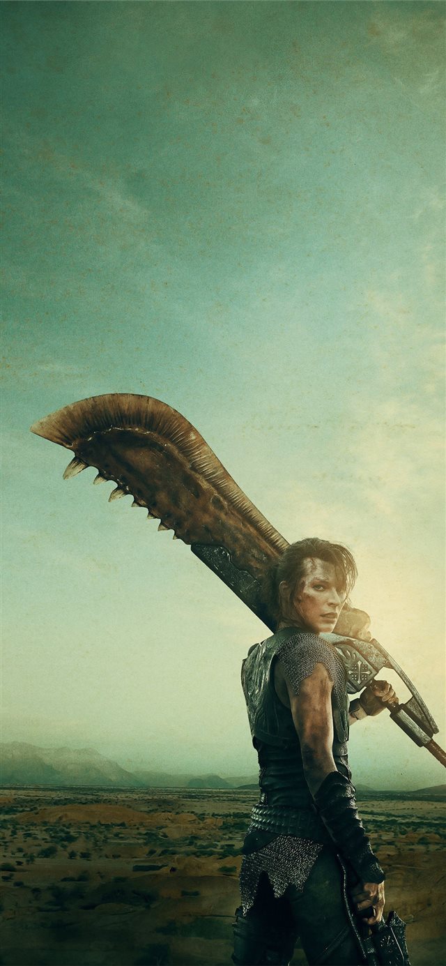 1125x2436 monster hunter 2020 - 2020 movies iPhone X Wallpaper