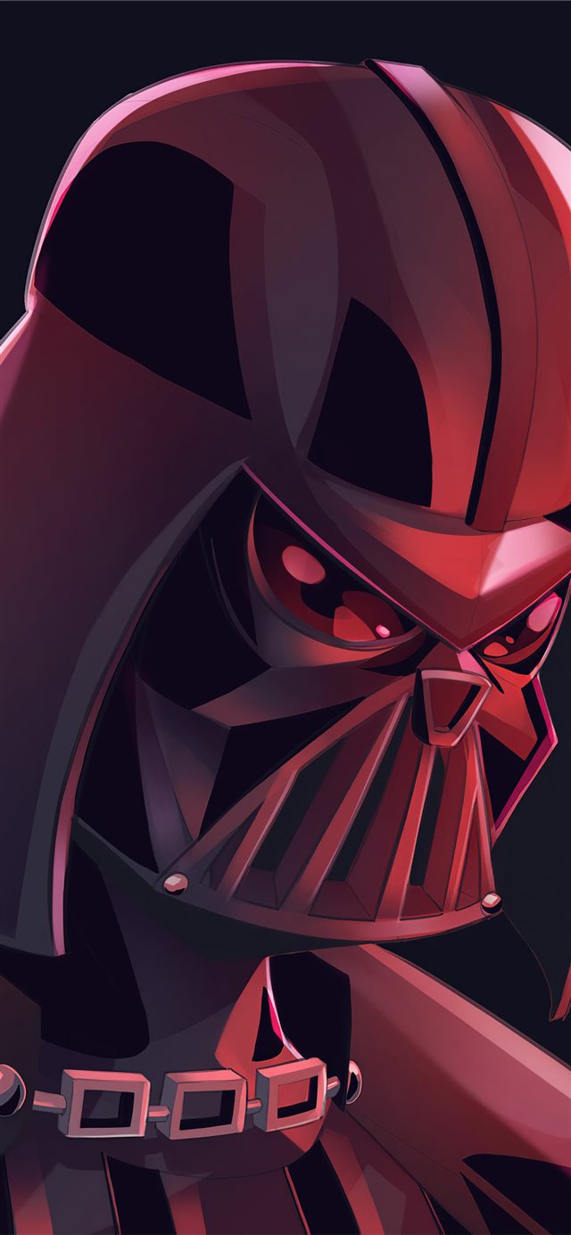 1125x2436 darth vader 4k minimal art - star wars iPhone X Wallpaper