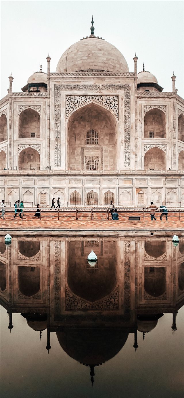 1125x2436 brown painted mosque during daytime - india iPhone X Wallpaper
