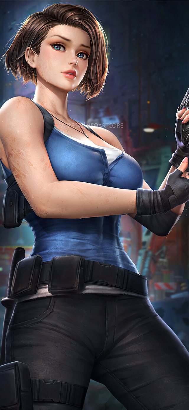 1125x2436 jill valentine resident evil 3 - resident evil 3 iPhone X Wallpaper