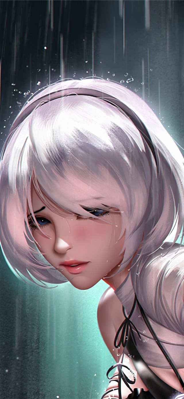 1125x2436 2b nier automata art 4k -  iPhone X Wallpaper