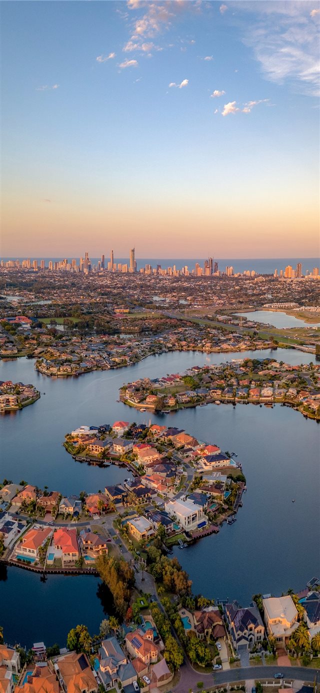1125x2436 town during daytime - scenery iPhone X Wallpaper