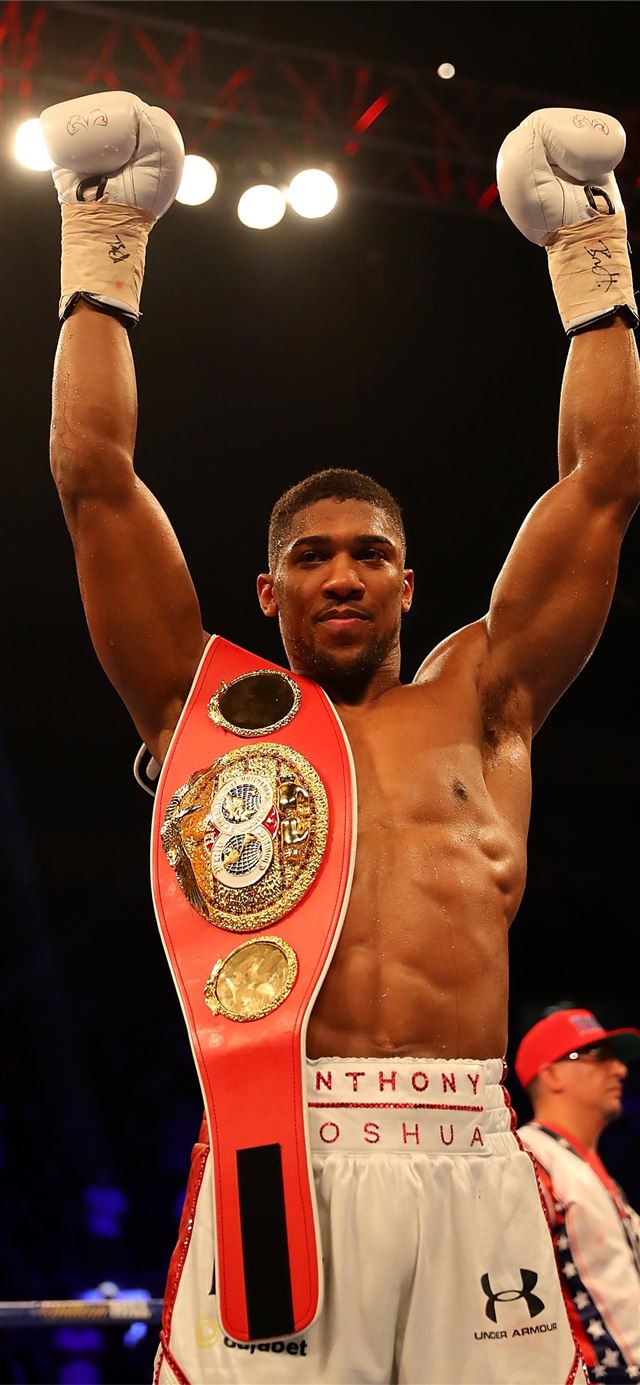 1125x2436 Anthony Joshua beats Dominic Breazeale George Grov... - sport celebrity iPhone X Wallpaper