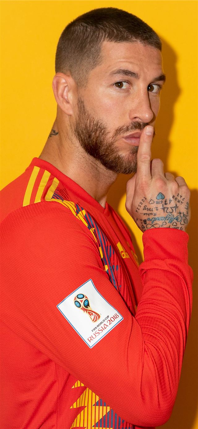 1125x2436 Sergio Ramos FIFA 2018 Sony Xperia X XZ Z5 Premium - spain iPhone X Wallpaper