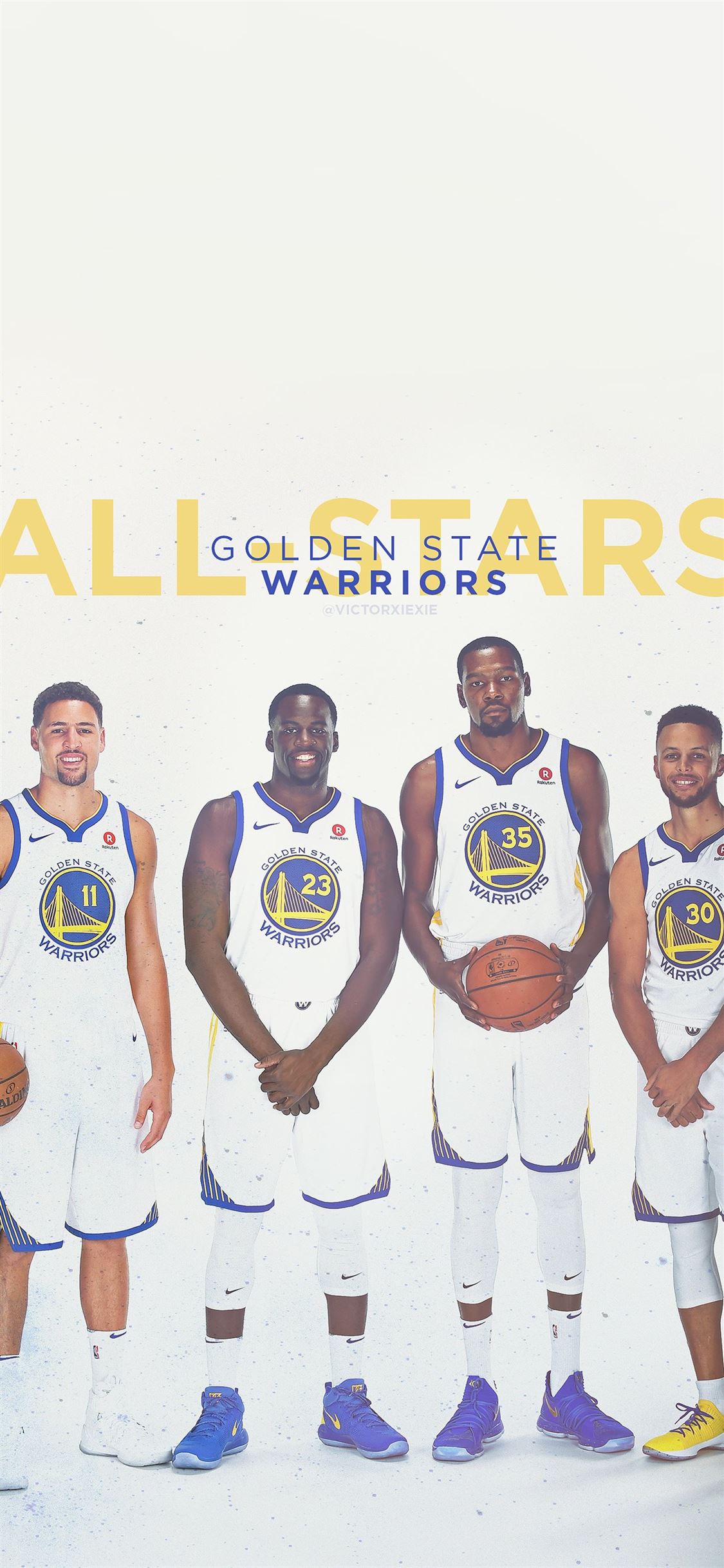 Download Golden State Warriors' Klay Thompson Poster Wallpaper