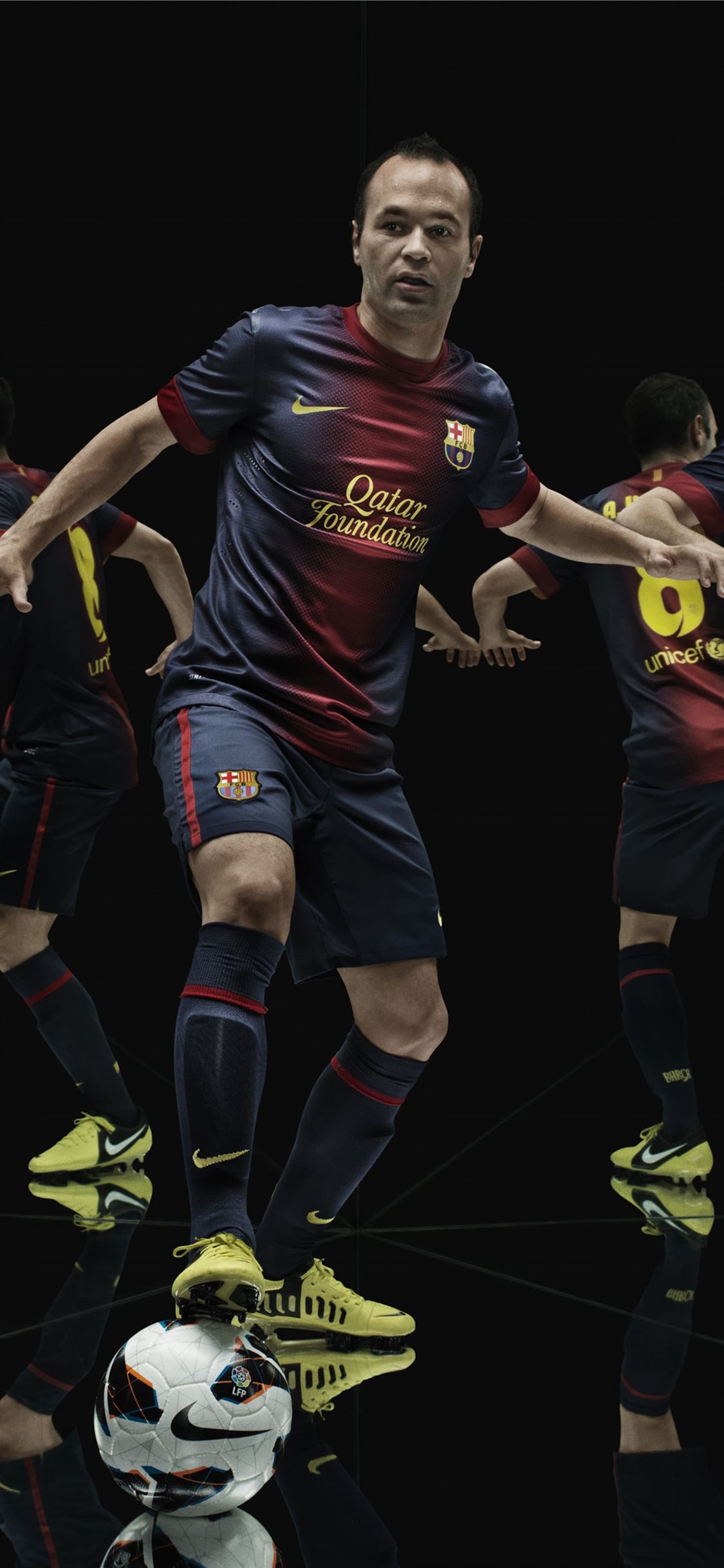 Andres Iniesta Barca Fc Barcelona Sony Xperia X Xz Iphone X Wallpapers Free Download
