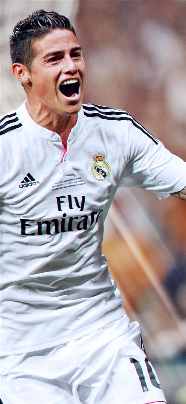 1125x2436 James Rodriguez Football Real Madric Cf - soccer celebrity iPhone X Wallpaper