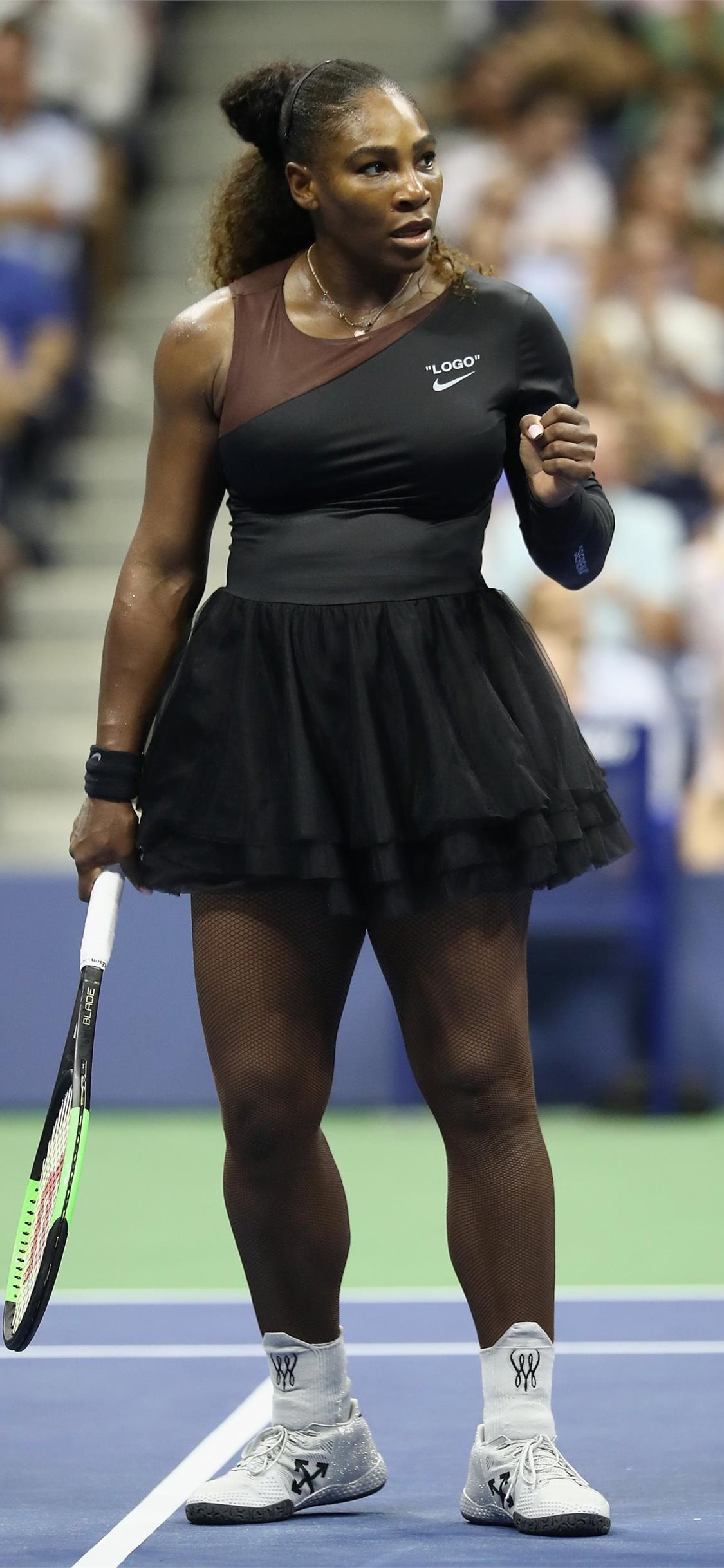 Serena Williams wore a tutu during the US Open fol... iPhone X Wallpapers  Free Download