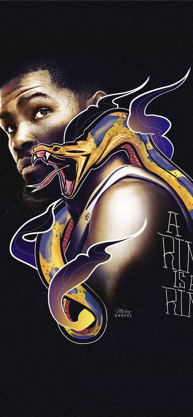 1125x2436 Kevin Durant warriors NBA Art wmcskills - basketball celebrity iPhone X Wallpaper
