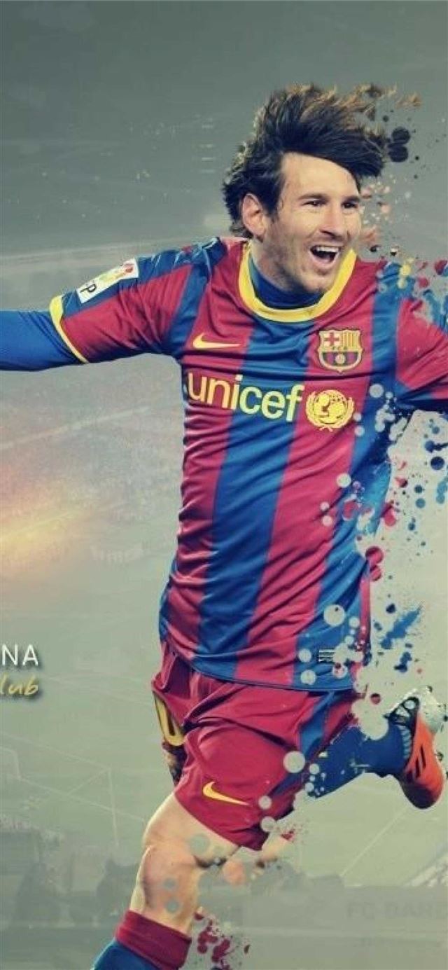 1125x2436 Lionel Messi FCB HD  - lionel messi iPhone X Wallpaper