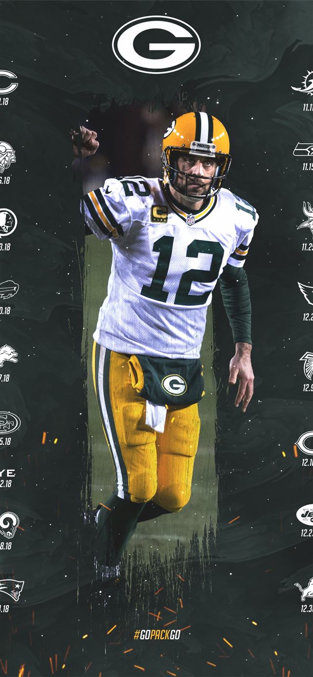 1125x2436 In honor of the beginning of the Packers season de... - aaron rodgers iPhone X Wallpaper