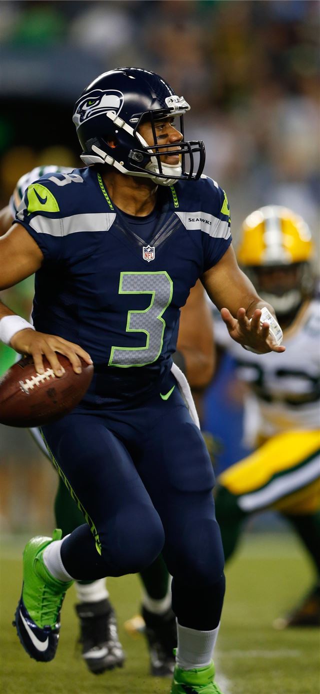 1125x2436 Russell Wilson 2018 Cave - american football celebrity iPhone X Wallpaper