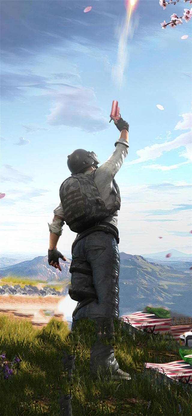 1125x2436 pubg guy gun - 2020 games iPhone X Wallpaper