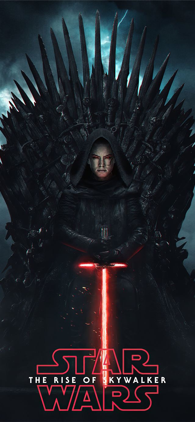 1125x2436 dark rey starwars - rey iPhone X Wallpaper