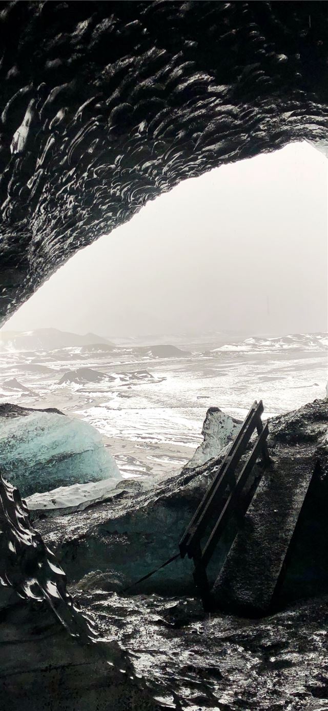 1125x2436 gray cave during daytime - grey iPhone X Wallpaper