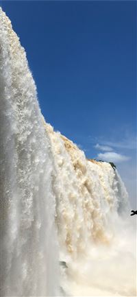waterfall during daytime wallpaper