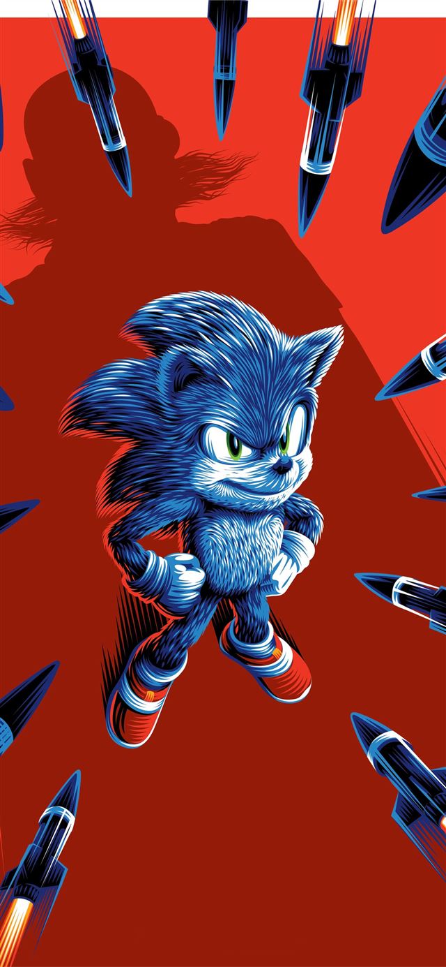 1125x2436 sonic the hedgehog 8k - 2020 movies iPhone X Wallpaper