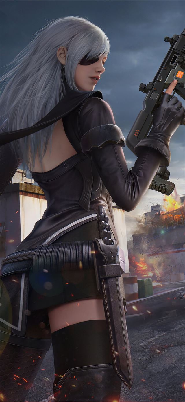 1125x2436 asian hunter 4k -  iPhone X Wallpaper