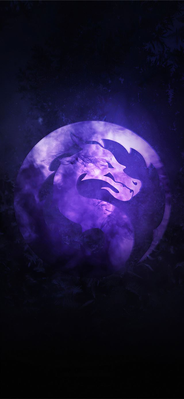1125x2436 mortal kombat sub zero corruption logo - artstation iPhone X Wallpaper