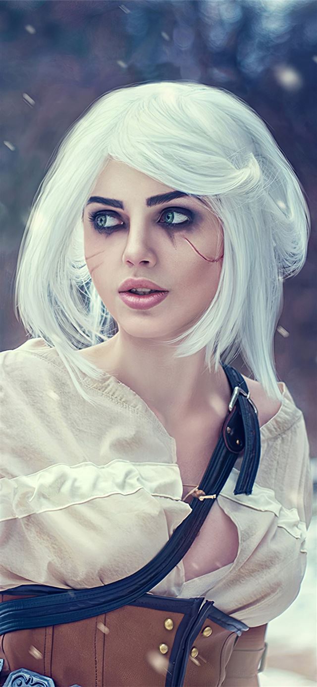 1125x2436 ciri the witcher 3 wild hunt cosplay 4k - the witcher 3 iPhone X Wallpaper