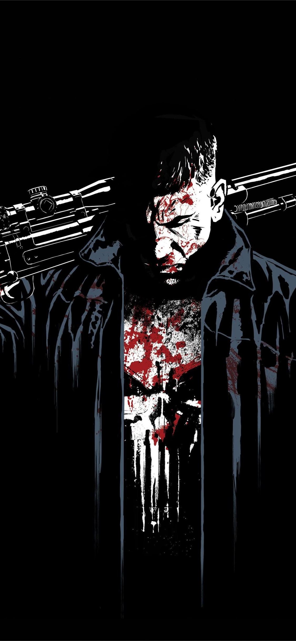Punisher HD wiki iPhone X Wallpapers Free Download