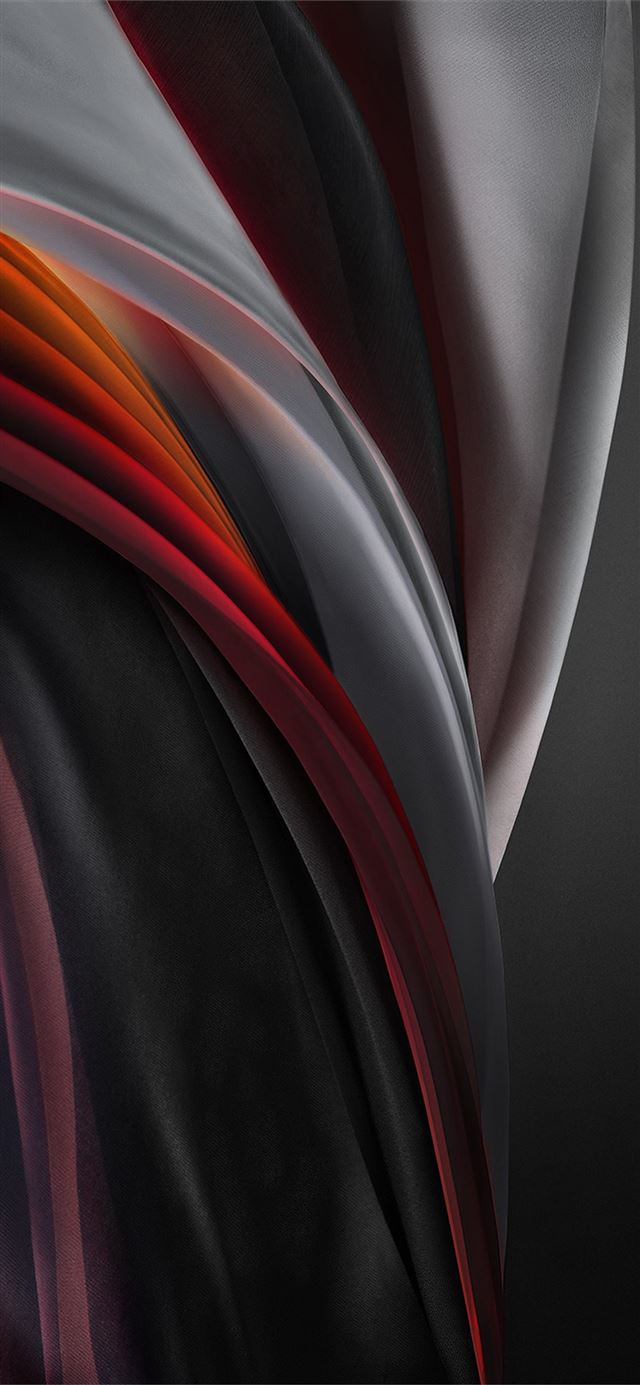 1125x2436 iphone se 2020 stock wallpaper Silk Red Mono Light - aesthetic iPhone X Wallpaper