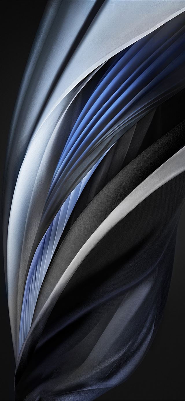 1125x2436 iphone se 2020 stock wallpaper Silk Silver Mono Light - aesthetic iPhone X Wallpaper