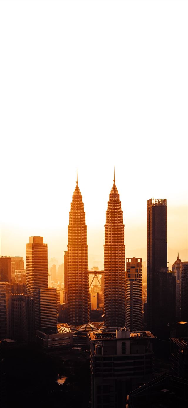 1125x2436 city skyline during night time - city iPhone X Wallpaper