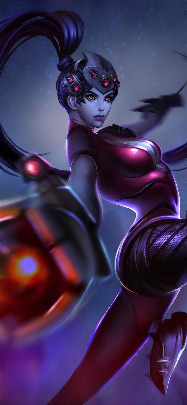1125x2436 widowmaker overwatch art 4k - overwatch iPhone X Wallpaper