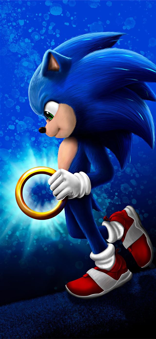1125x2436 sonic the hedgehog4k2020 - 2020 movies iPhone X Wallpaper