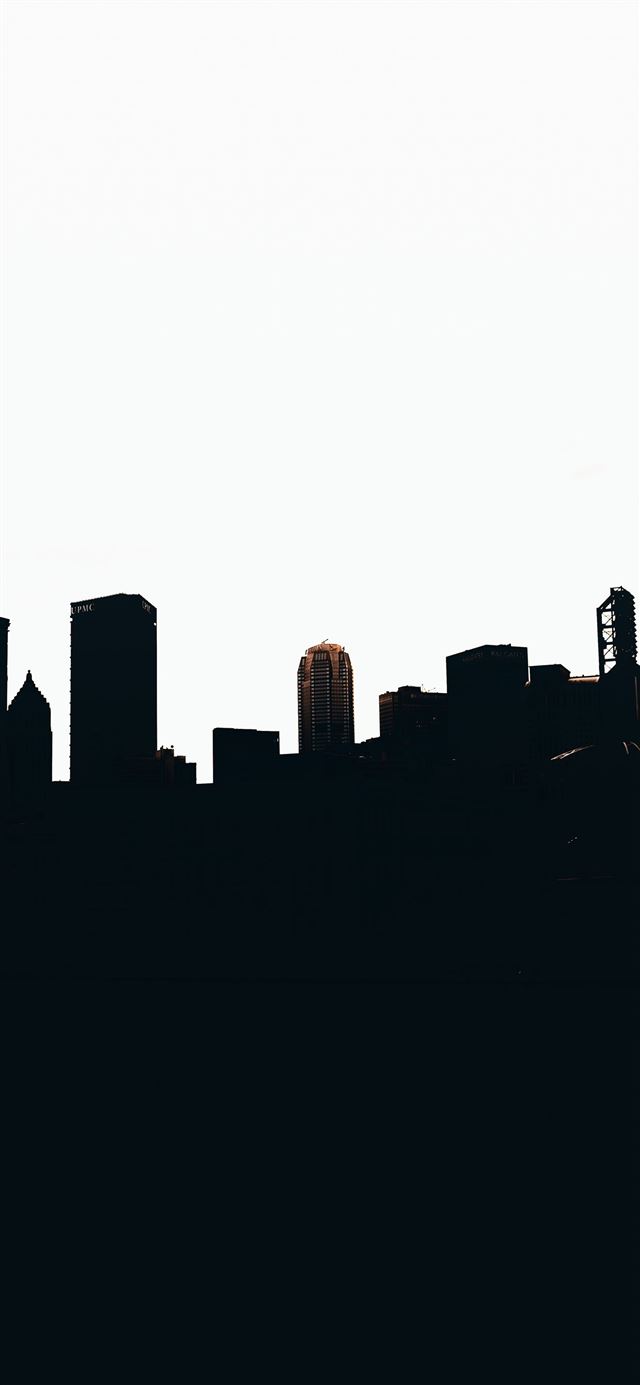 1125x2436 silhouette of city buildings during daytime - sports iPhone X Wallpaper
