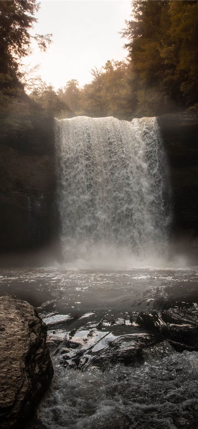 1125x2436 waterfalls during daytime - water iPhone X Wallpaper