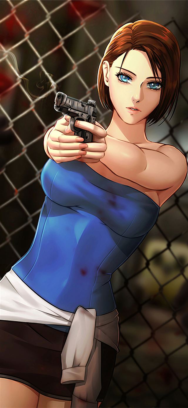 1125x2436 jill valentine residentevil 3 - resident evil 3 iPhone X Wallpaper
