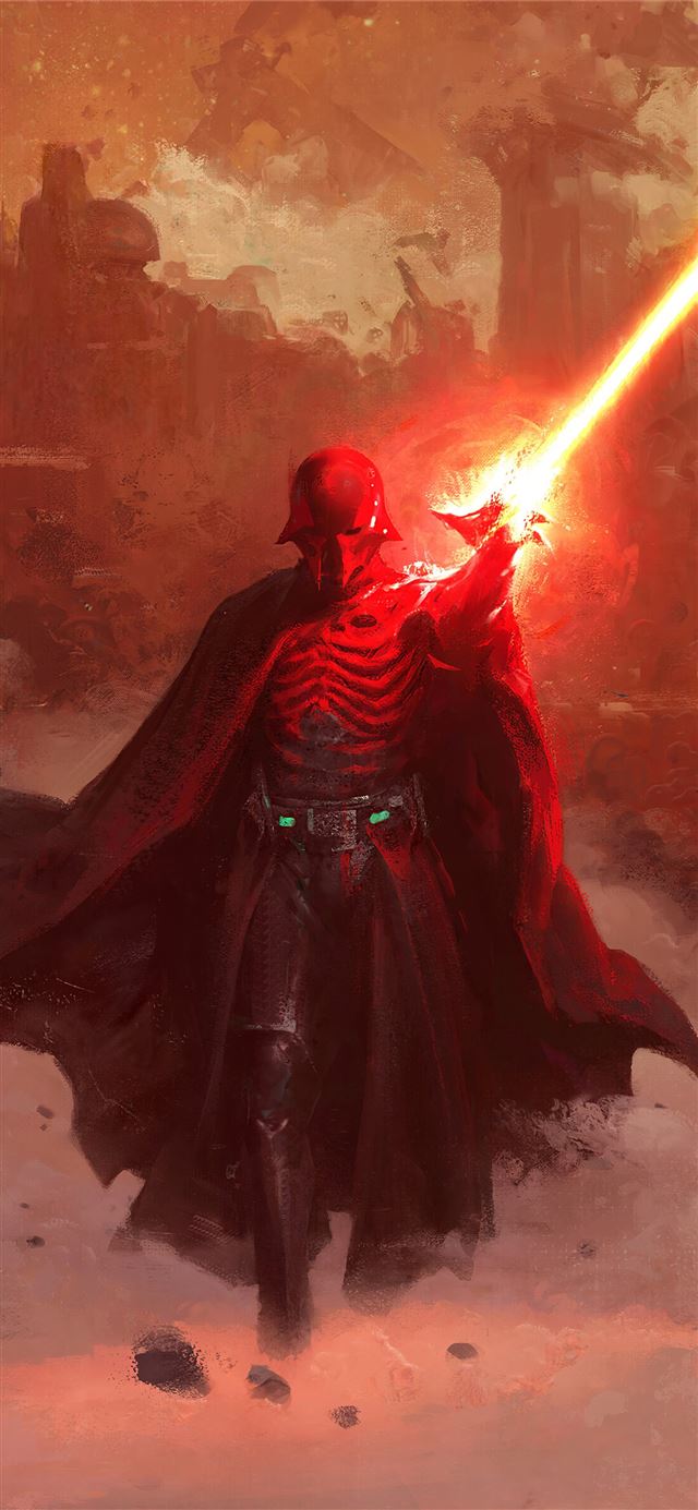 1125x2436 darth vader coming - star wars iPhone X Wallpaper