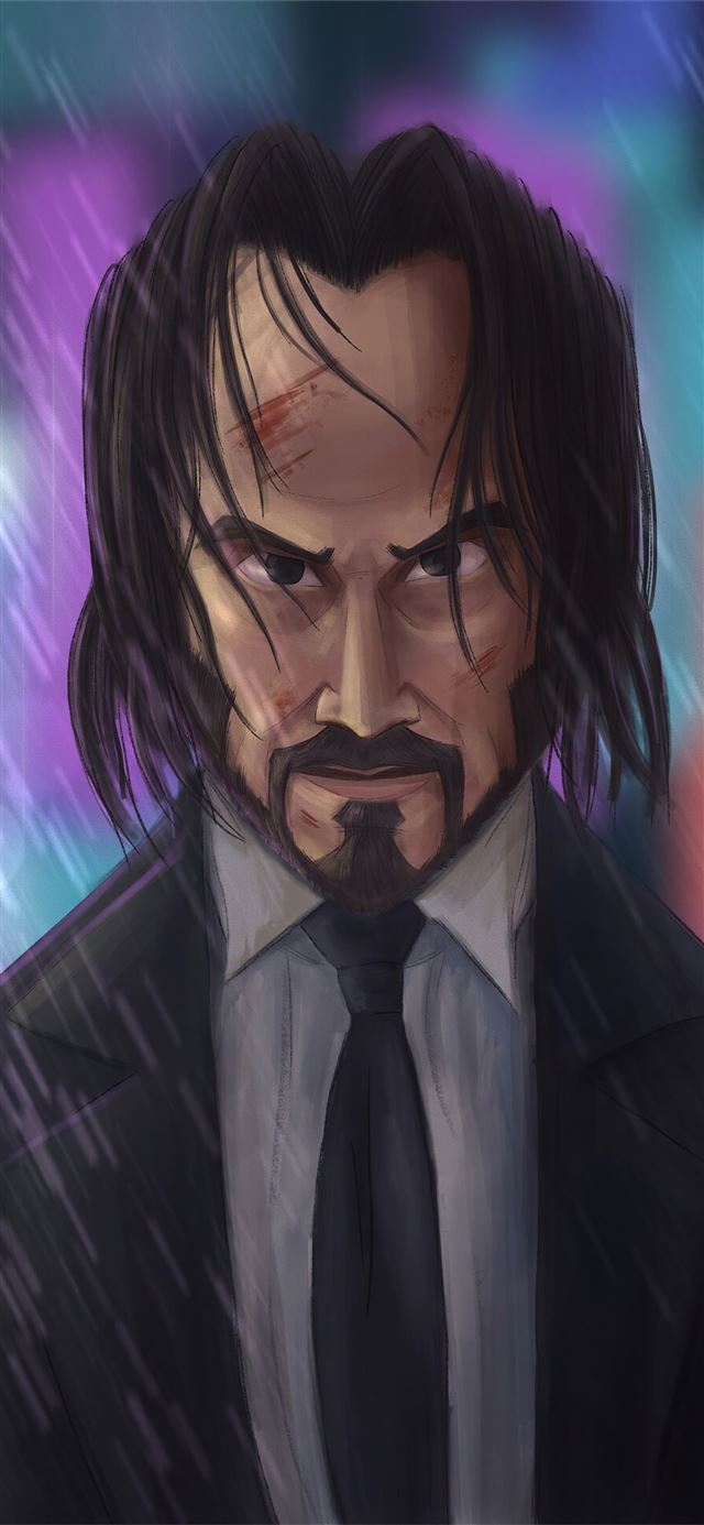1125x2436 john wick4k 2020 -  iPhone X Wallpaper